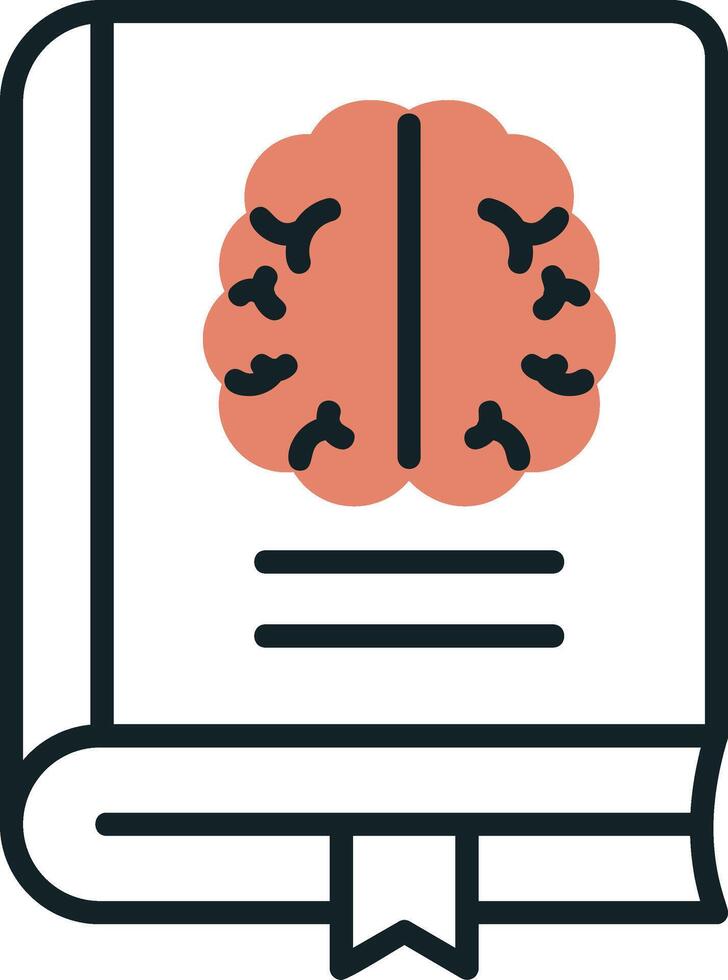 neurologie boek vector icoon