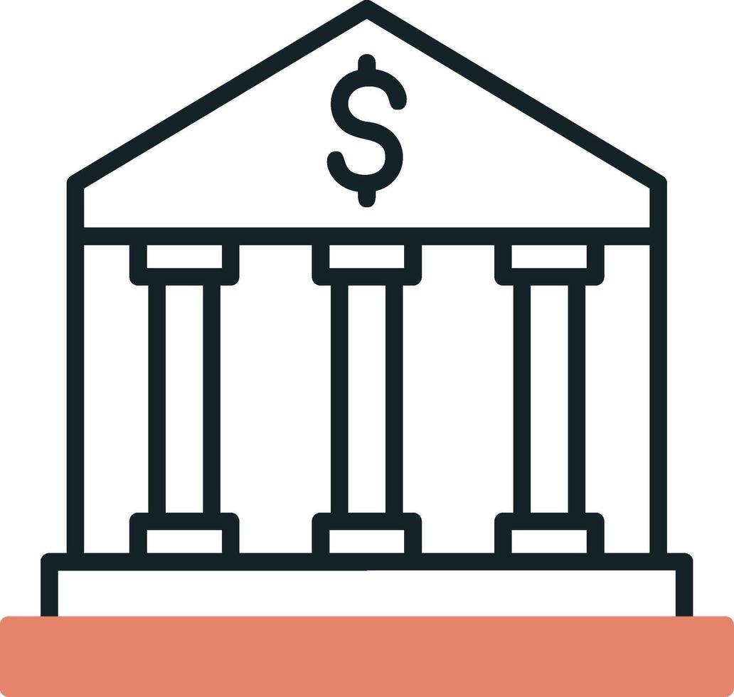 bank vector pictogram