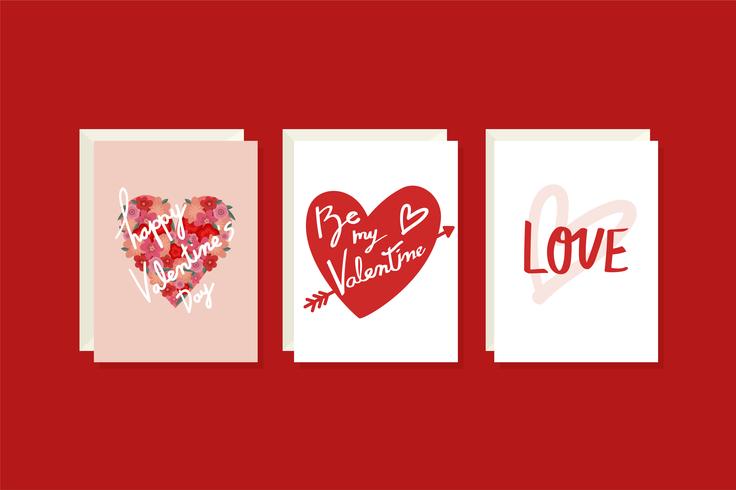 Illustraties van Valentine&#39;s items vector