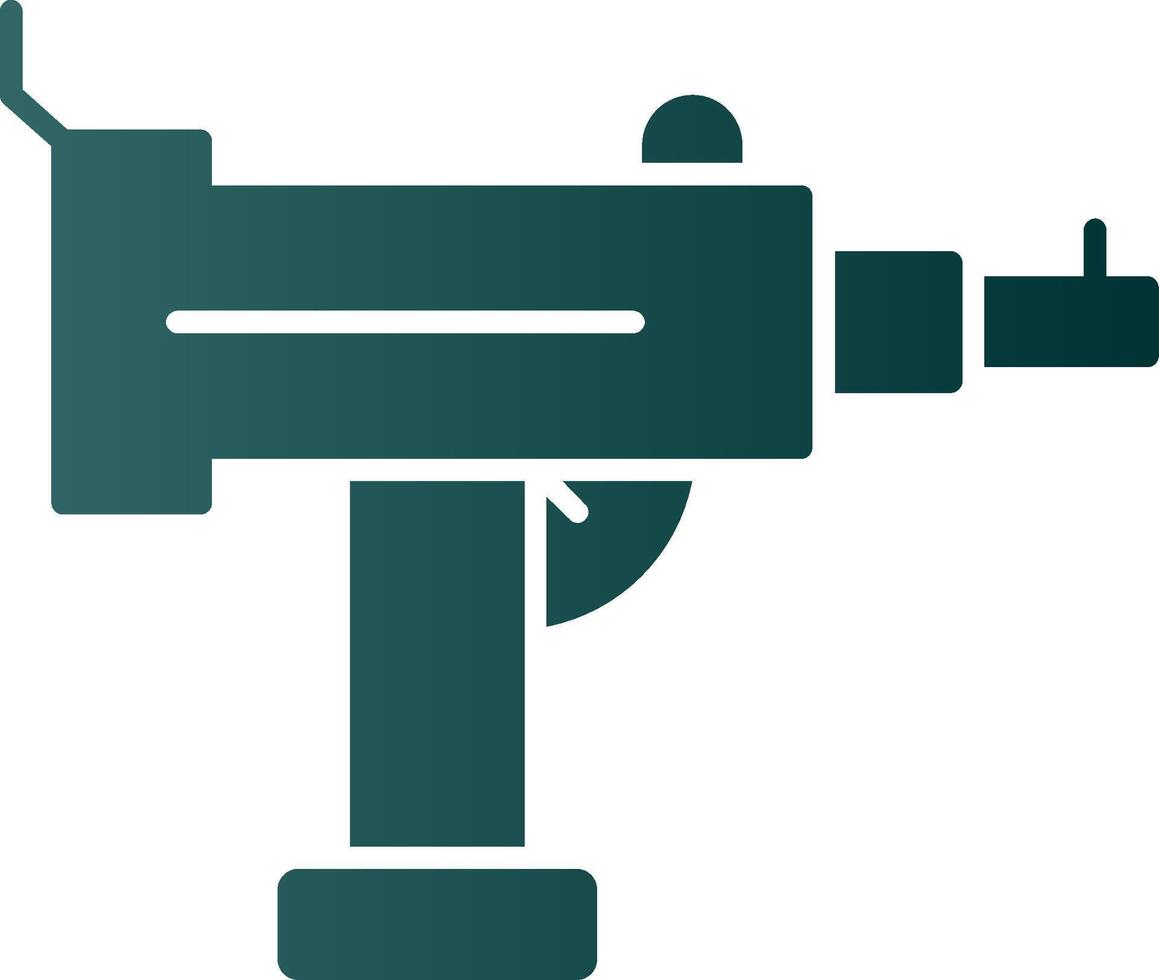 uzi glyph helling icoon vector