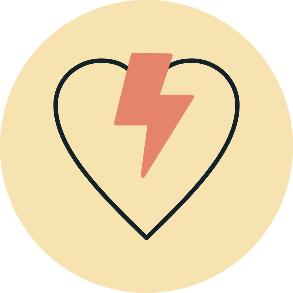 gebroken hart vector icon