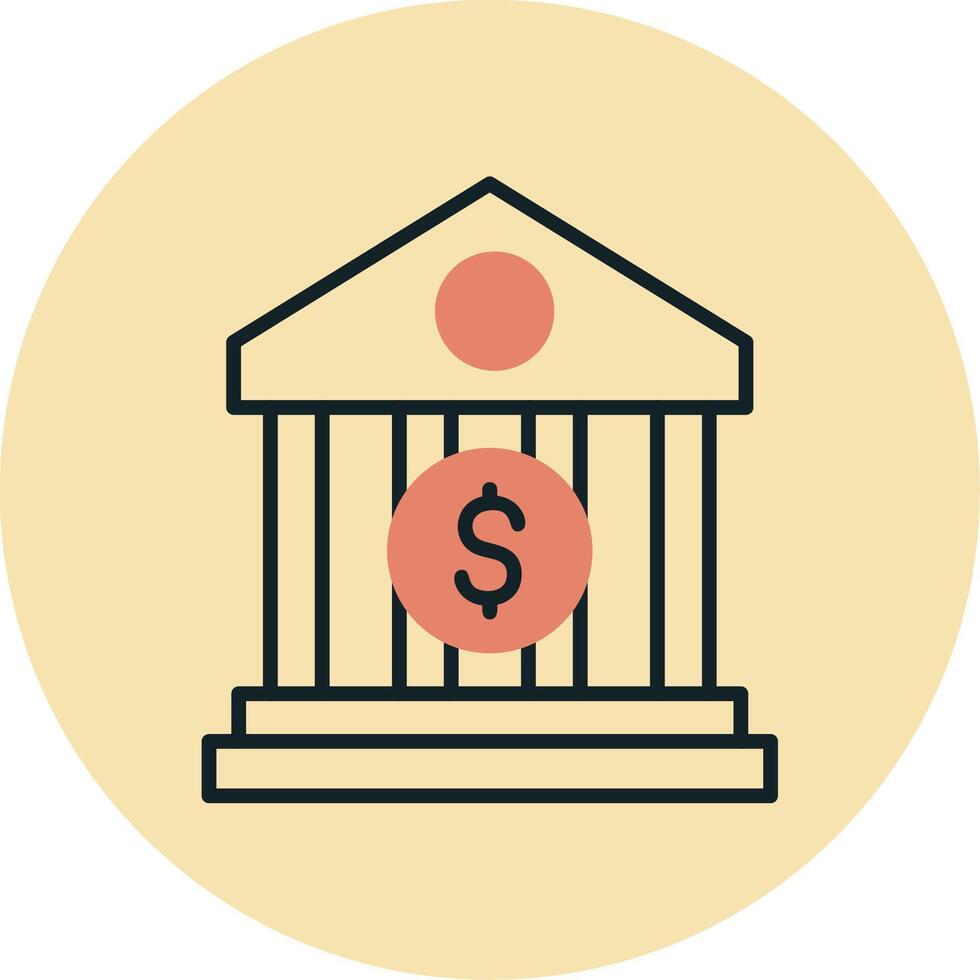 bank vector pictogram