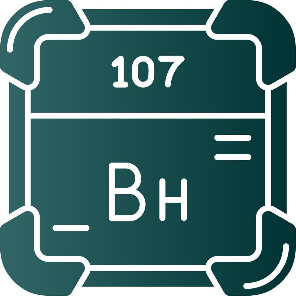 bohrium glyph helling groen icoon vector