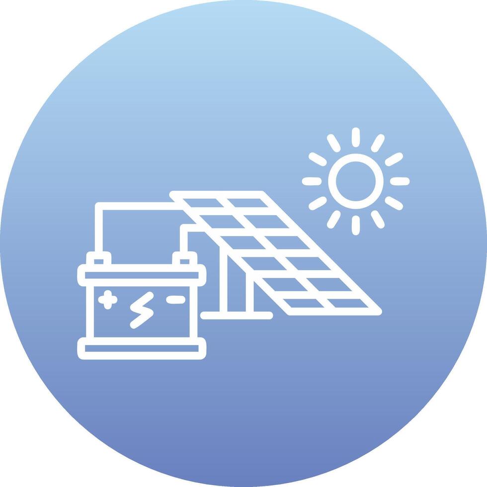 zonne-energie vector pictogram