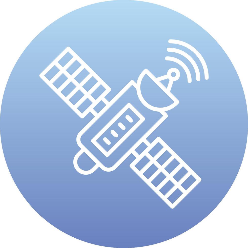 satelliet vector pictogram