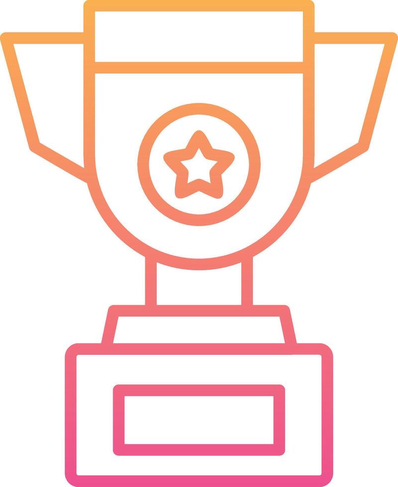 trofee vector pictogram