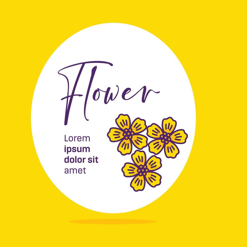 bloemen sjabloon uitnodiging kaart ontwerp vector