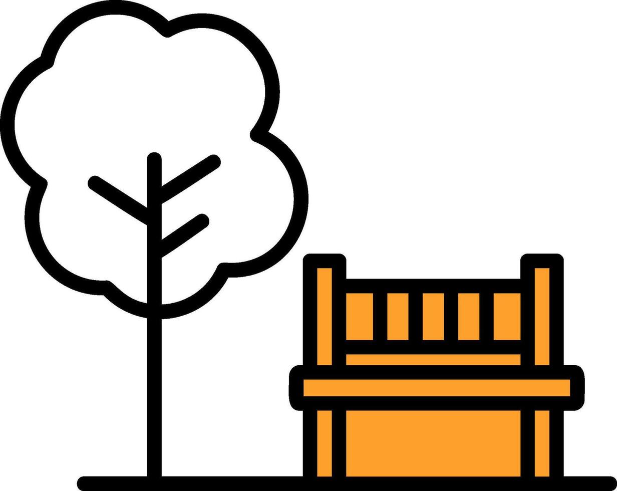 park vector pictogram