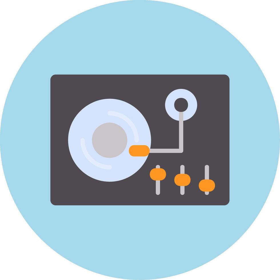 draaitafel vector pictogram