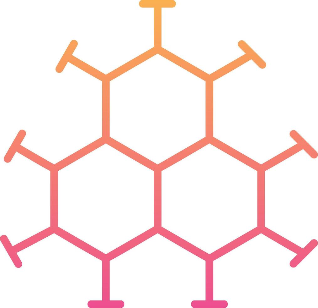 molecuul vector pictogram