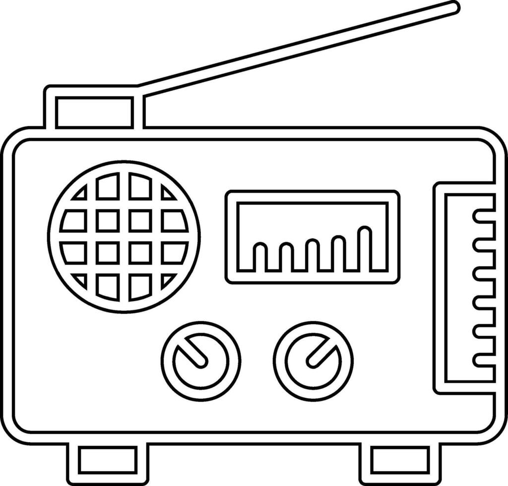 radio vector pictogram