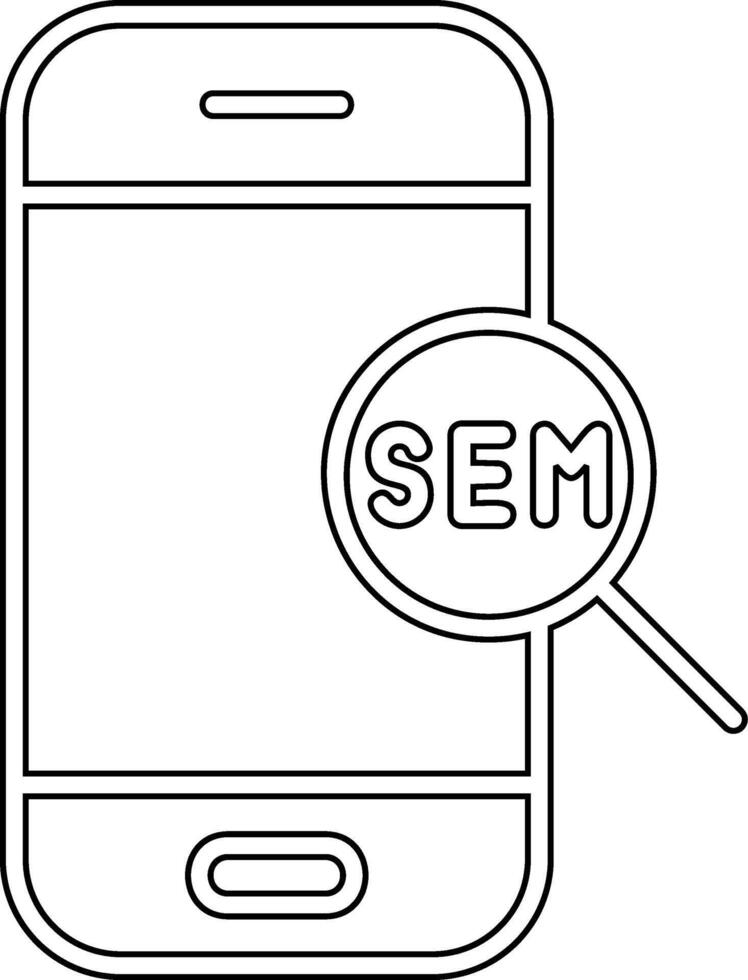 zoek vector pictogram