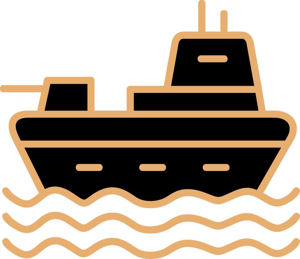 leger schip vector icoon