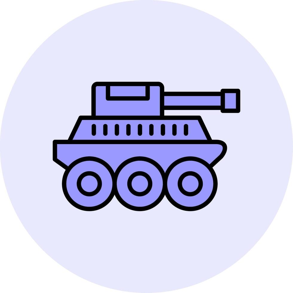 militaire tank vector icon