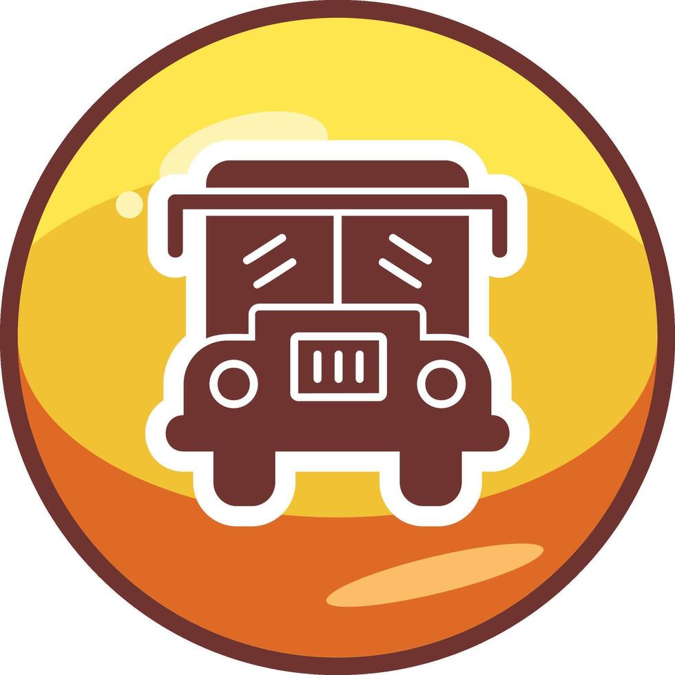 schoolbus vector pictogram