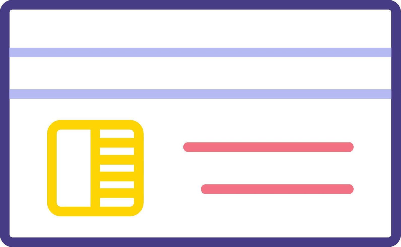 creditcard vector pictogram