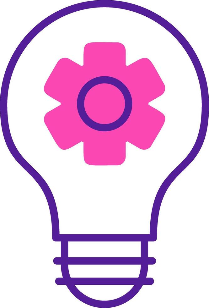 gloeilamp vector pictogram