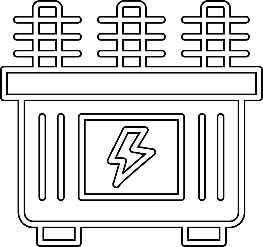 transformator vector pictogram