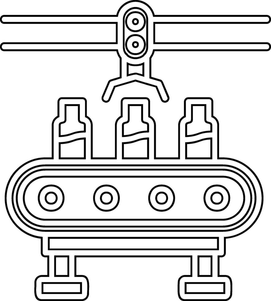 water fabriek vector icoon