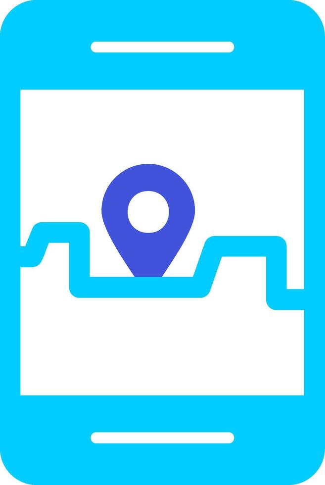 smartphone GPS vector icoon