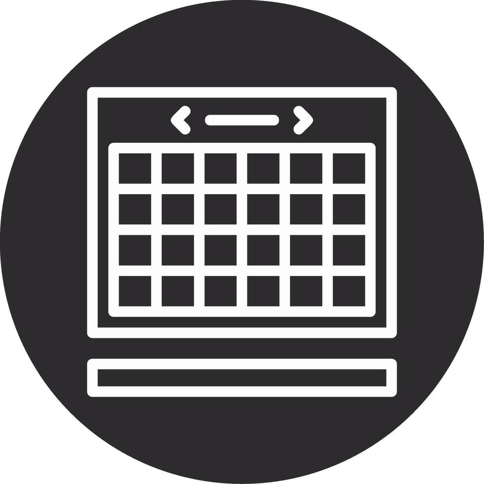 kalender omgekeerd icoon vector