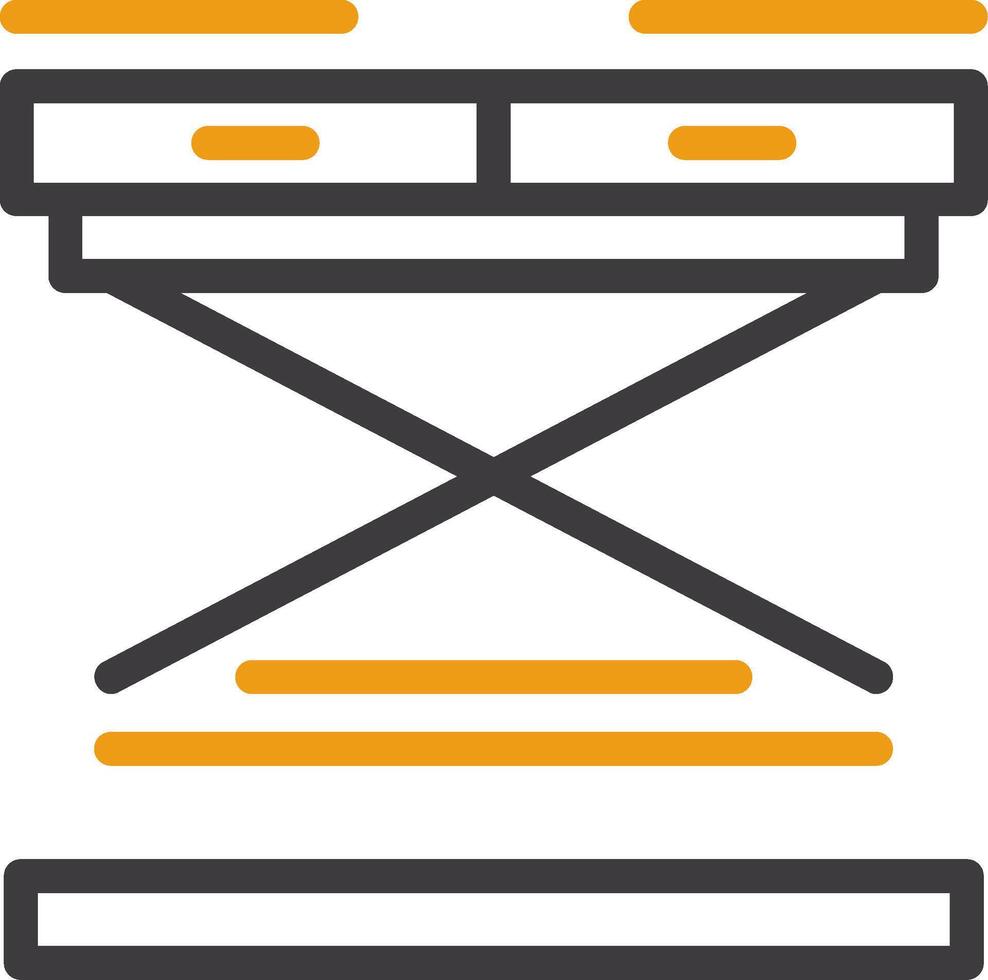 tafel glyph cirkel icoon vector