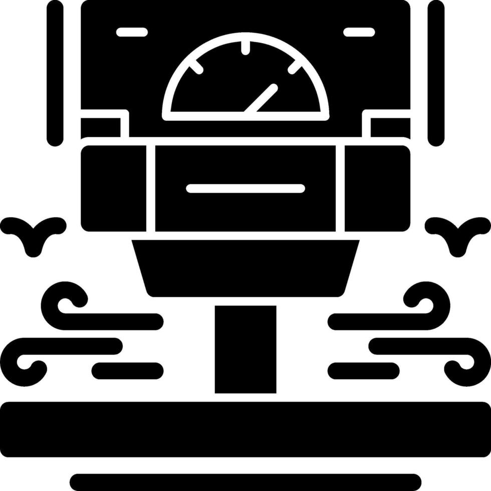 glyph-pictogram parkeermeter vector