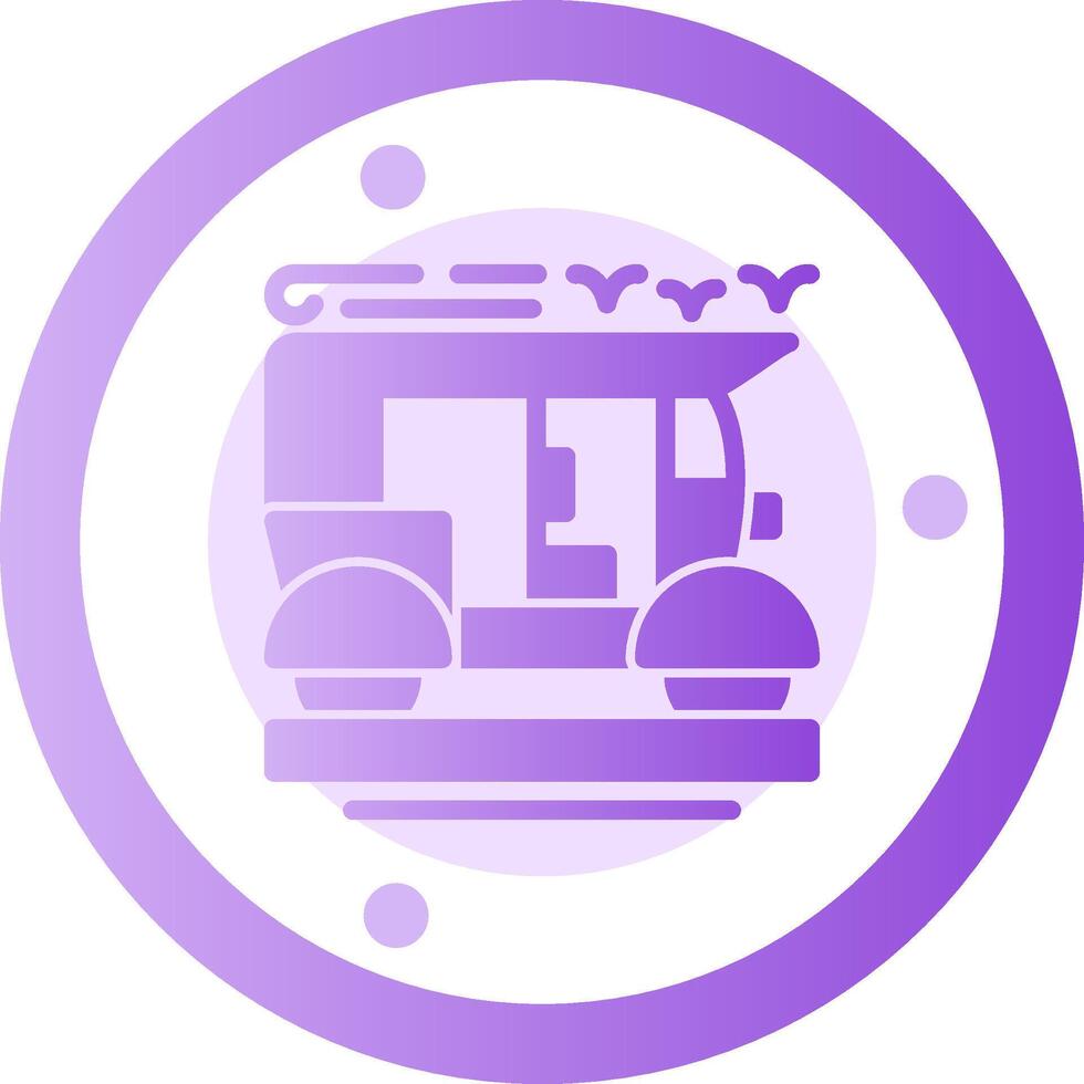 tuktuk glyph helling icoon vector