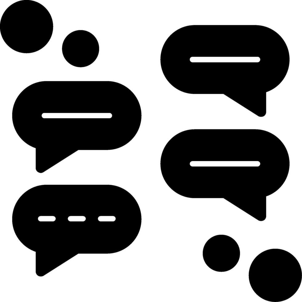 chat room glyph icoon vector