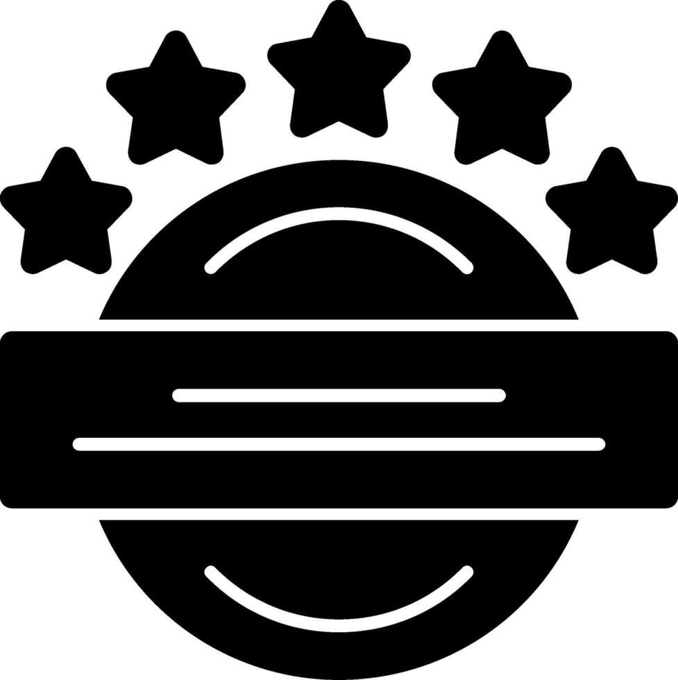 Open baan positie teken glyph icoon vector