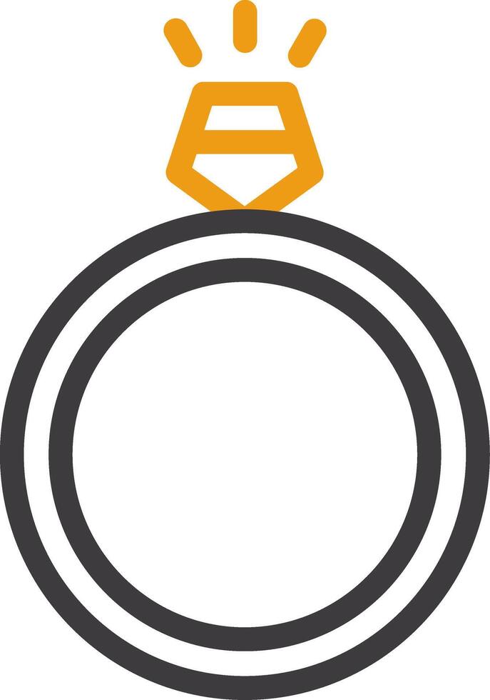 ring lijn cirkel icoon vector