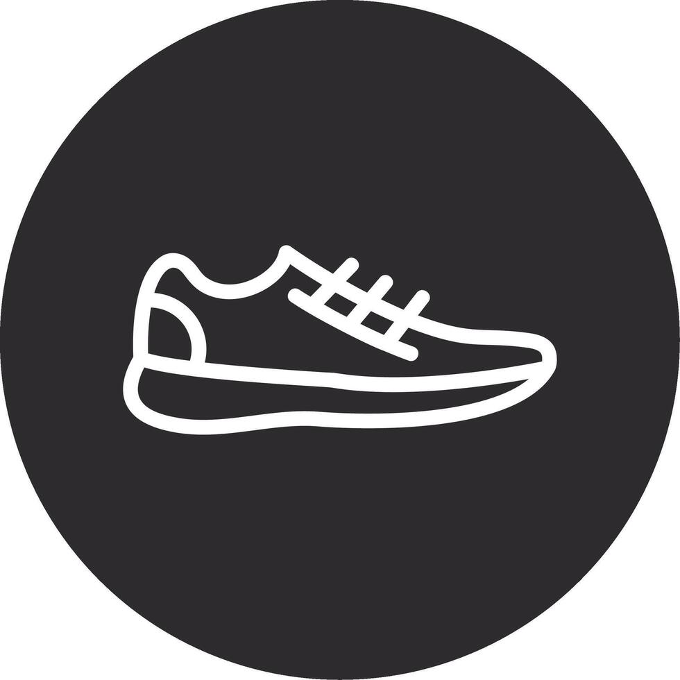 sneaker omgekeerd icoon vector