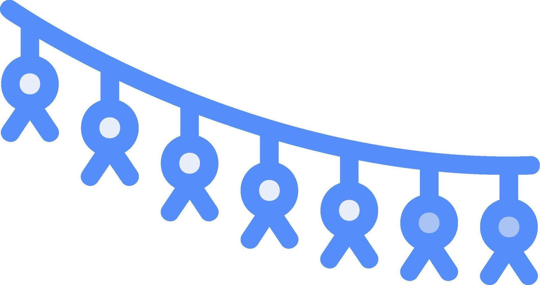 enkelband lijn gevulde blauw icoon vector