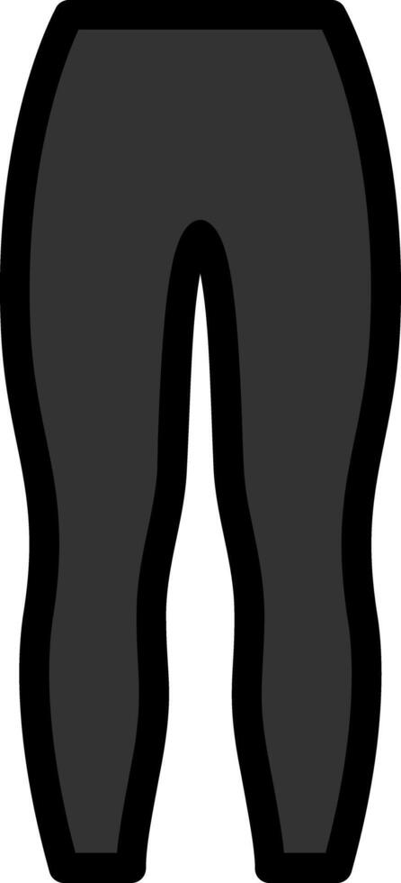 leggings lijn gevulde icoon vector