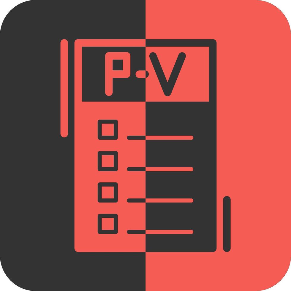 parkeren schending rood omgekeerd icoon vector