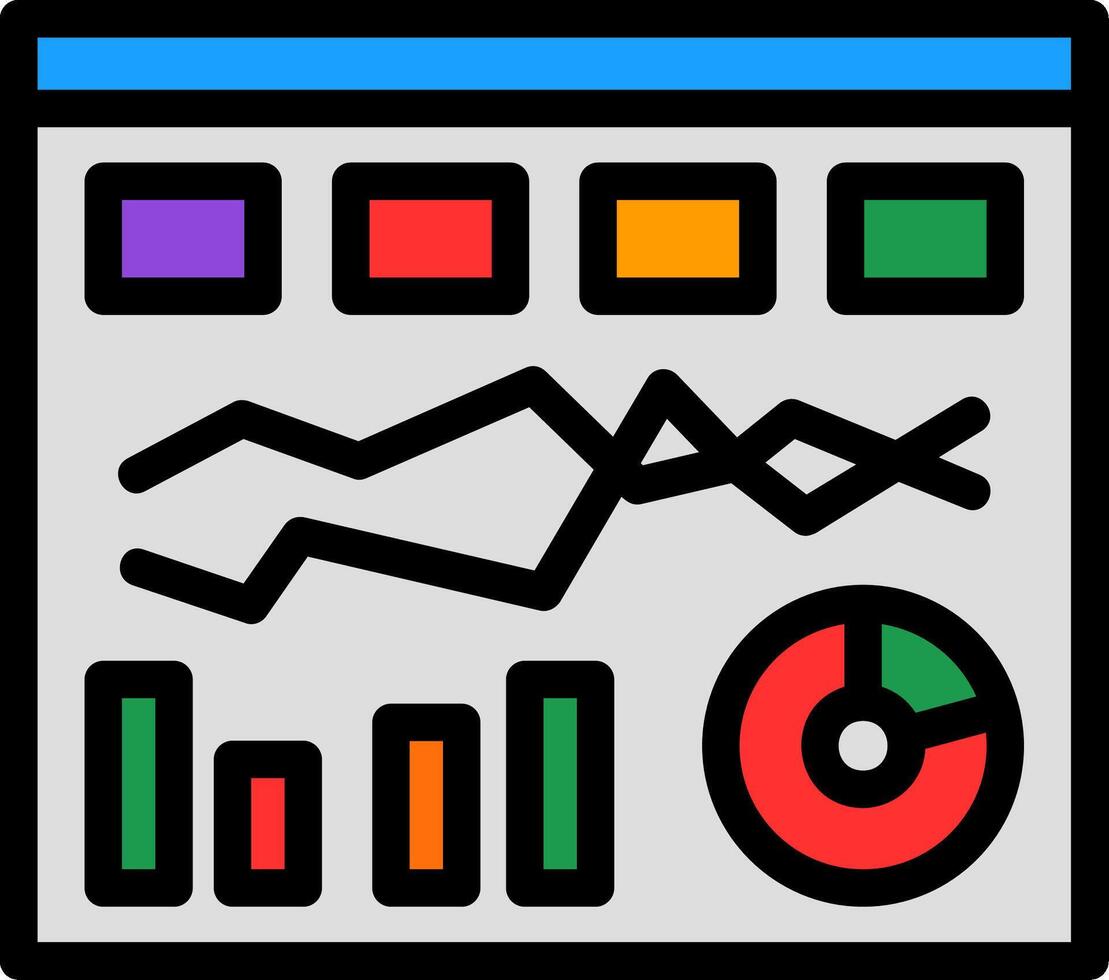 keten lijn gevulde icoon vector