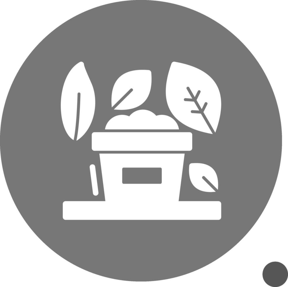 compost glyph schaduw icoon vector