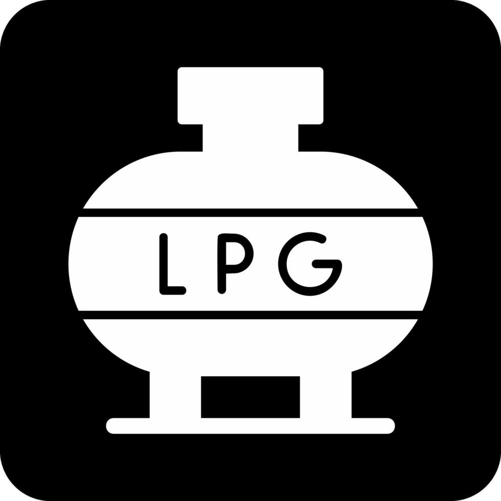 vloeibaar gemaakt petroleum gas- vector icoon