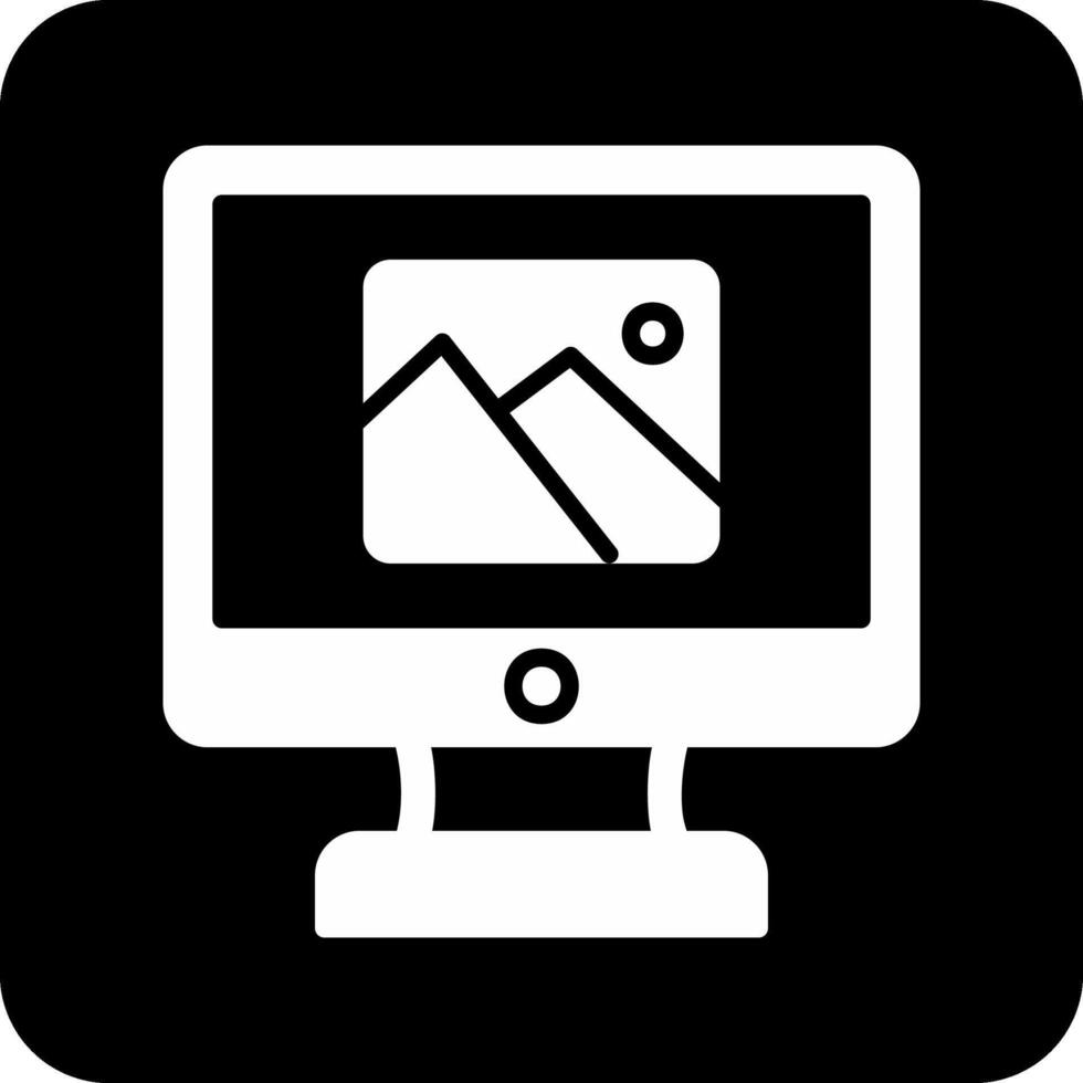 computer galerij vector icoon