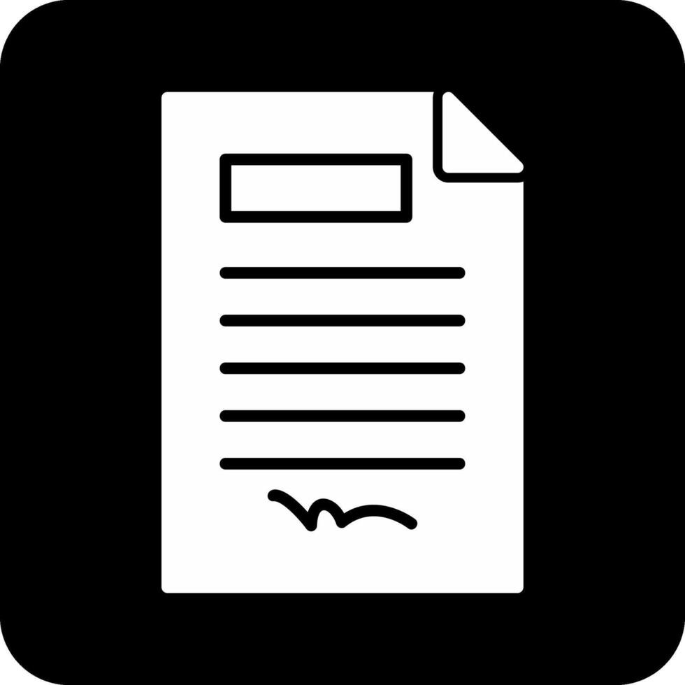 contract vector pictogram