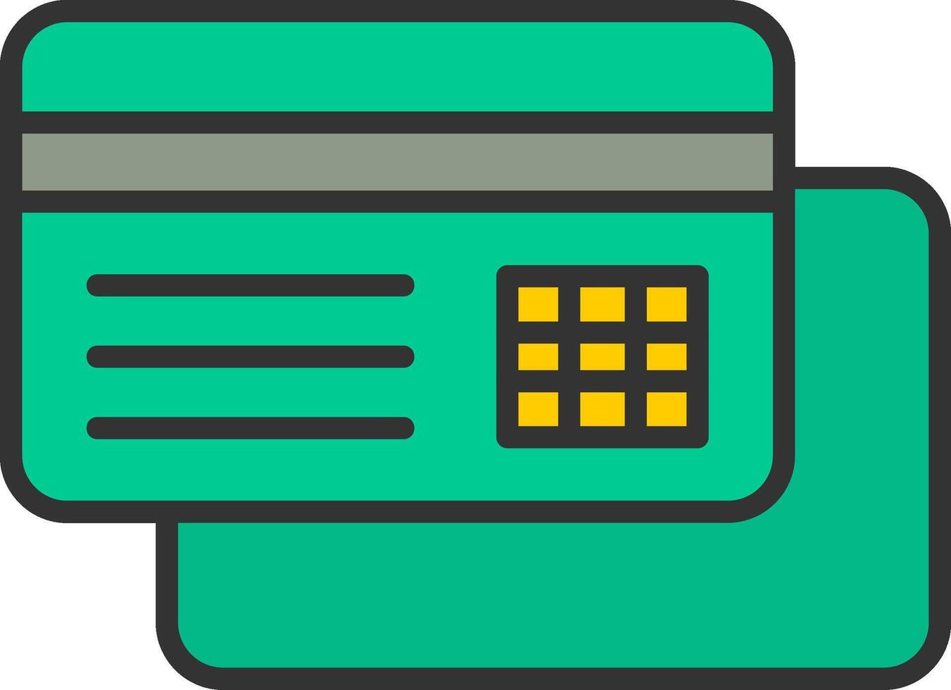 creditcard vector pictogram