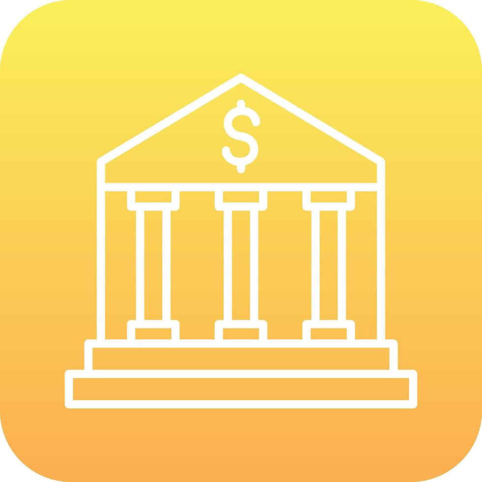 bank vector pictogram