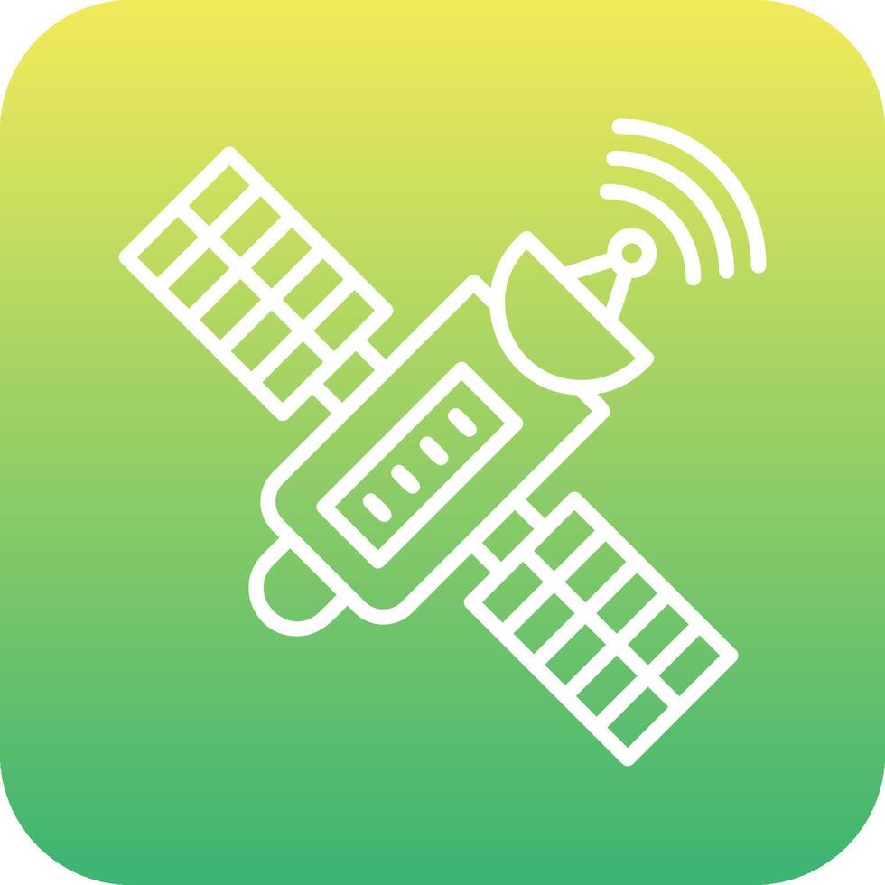 satelliet vector pictogram