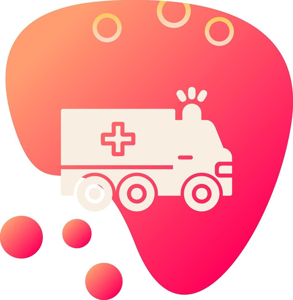 ambulance vector pictogram