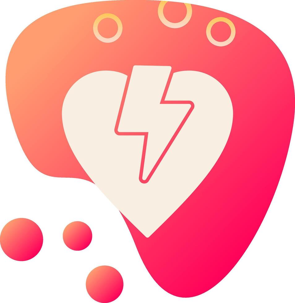 gebroken hart vector icon