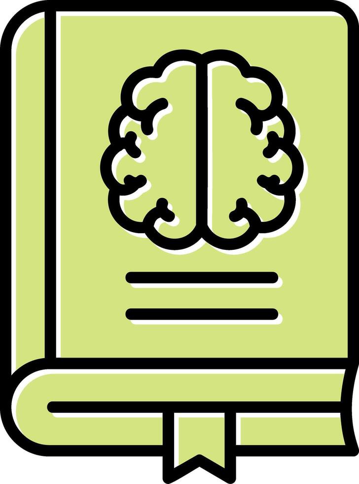 neurologie boek vector icoon