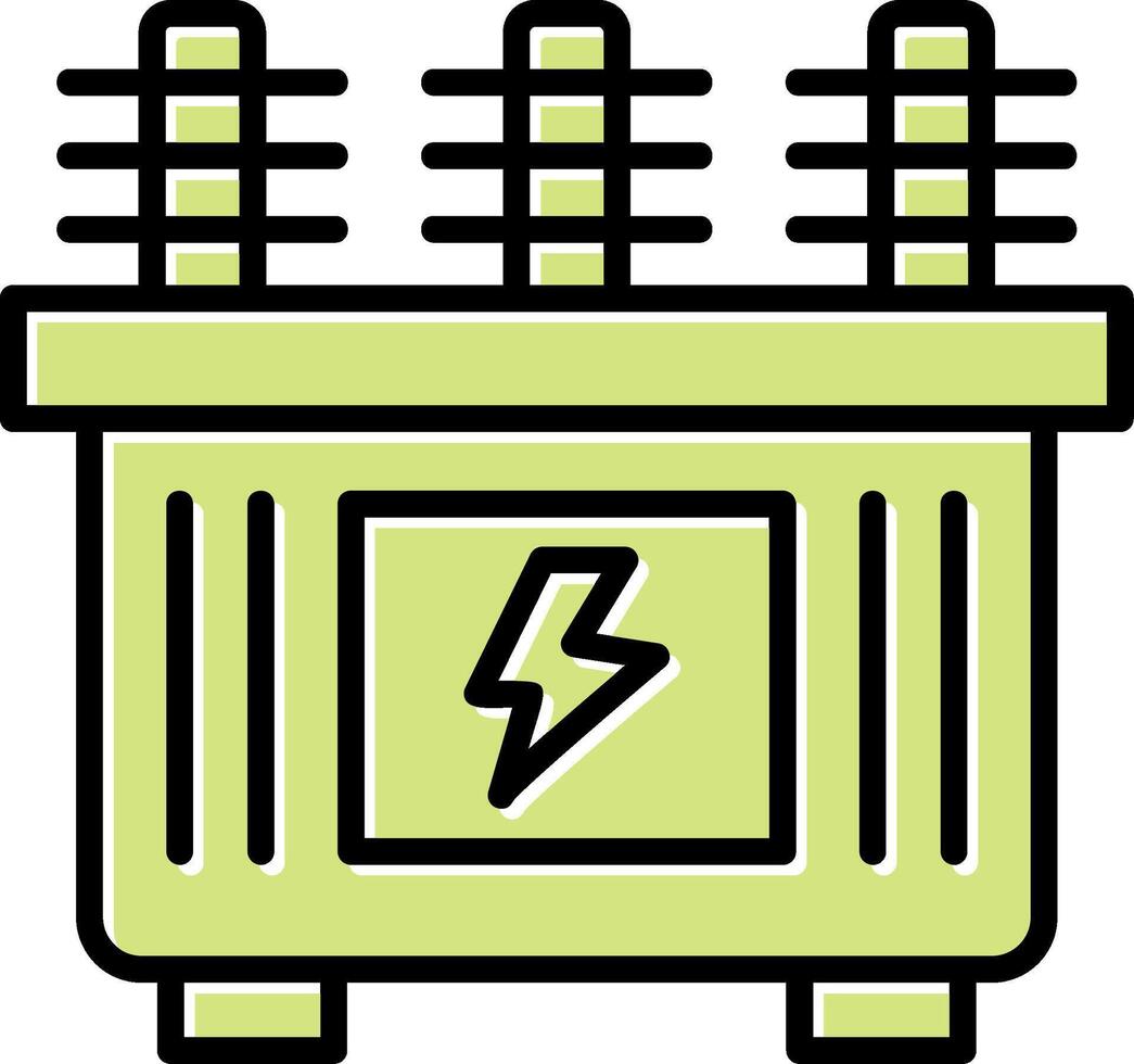 transformator vector pictogram