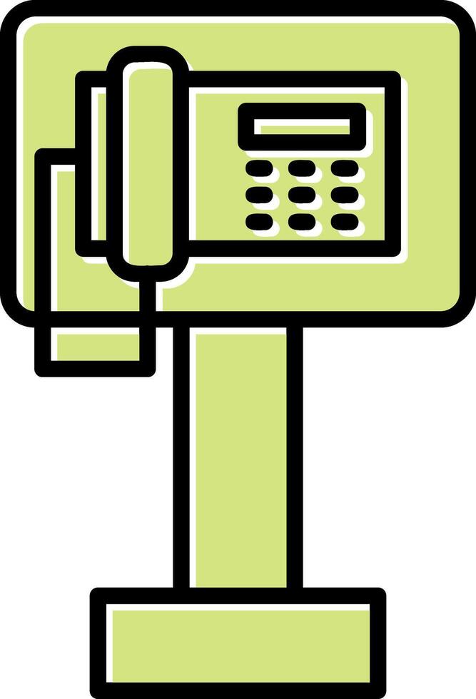 openbaar telefoon vector icoon