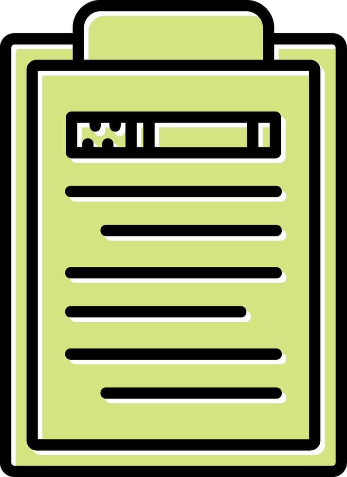 Klembord vector pictogram