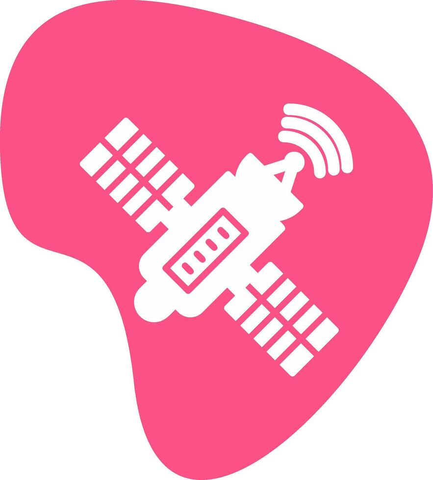 satelliet vector pictogram